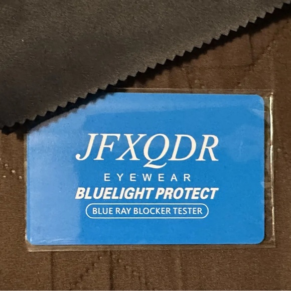 Jfxqdr Blue Light Blocking Glasses For Men Women (clear Gray) complete kit. - Picture 3 of 5